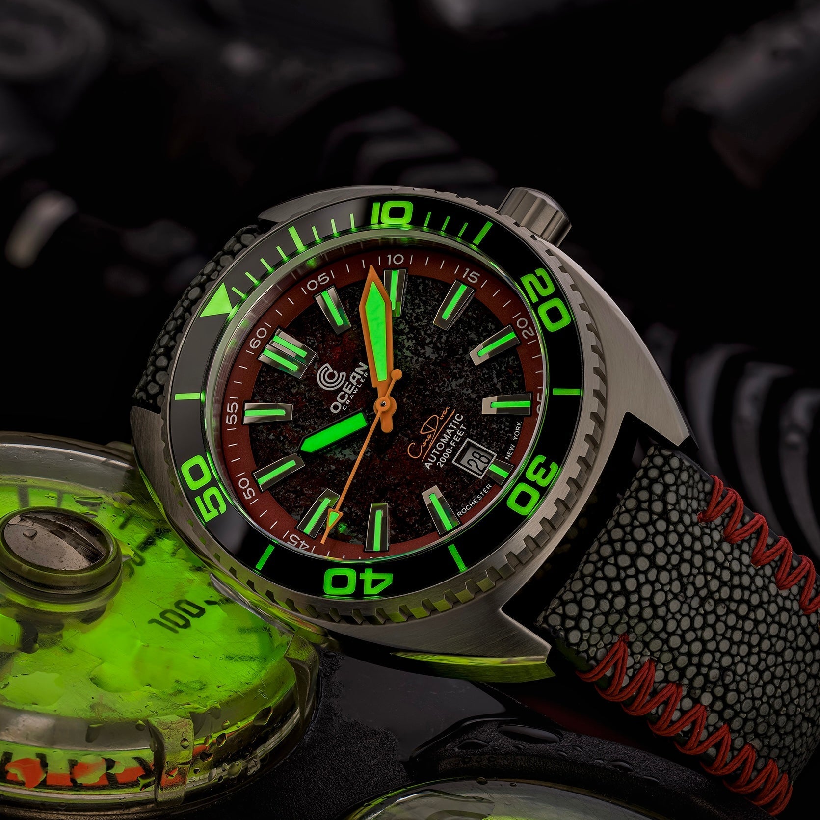 Core Diver - Rubellite Edition - 2 Straps Included!