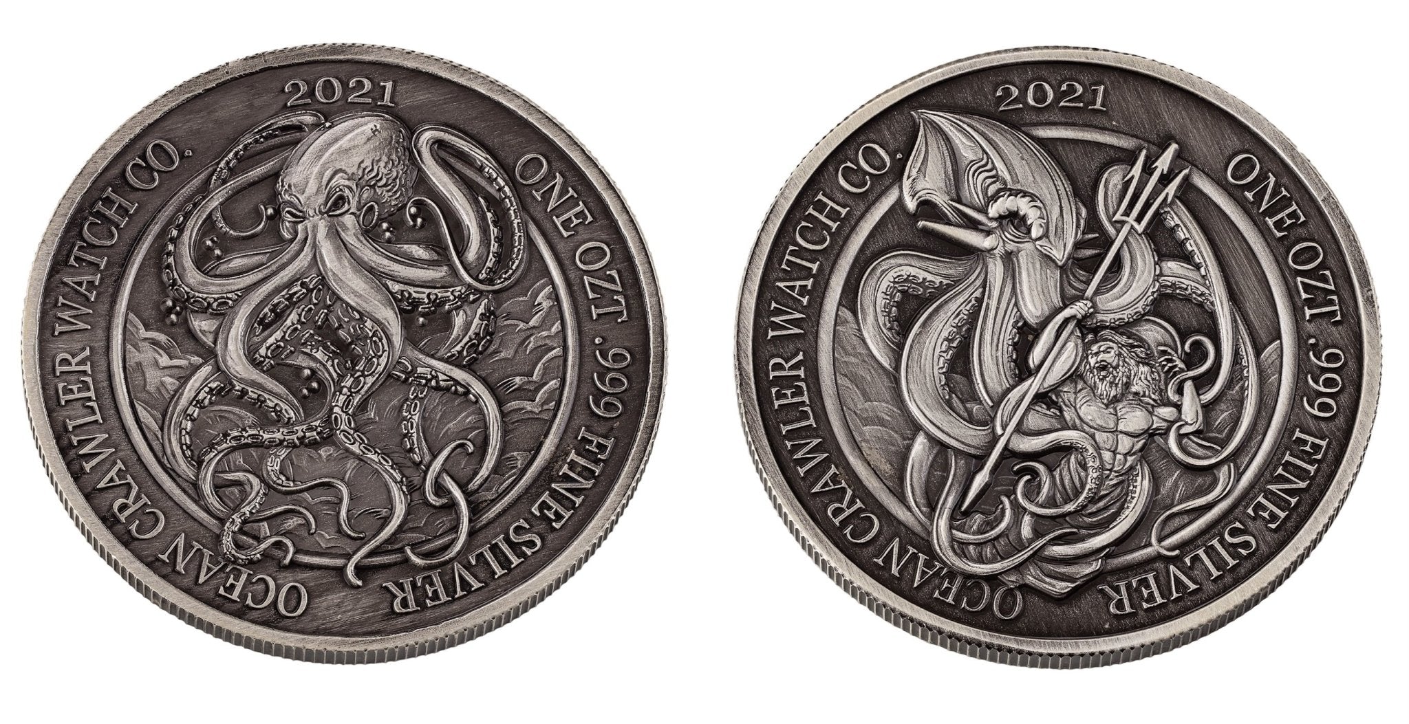 Ocean Crawler 1 oz Silver Round - Limited Edition