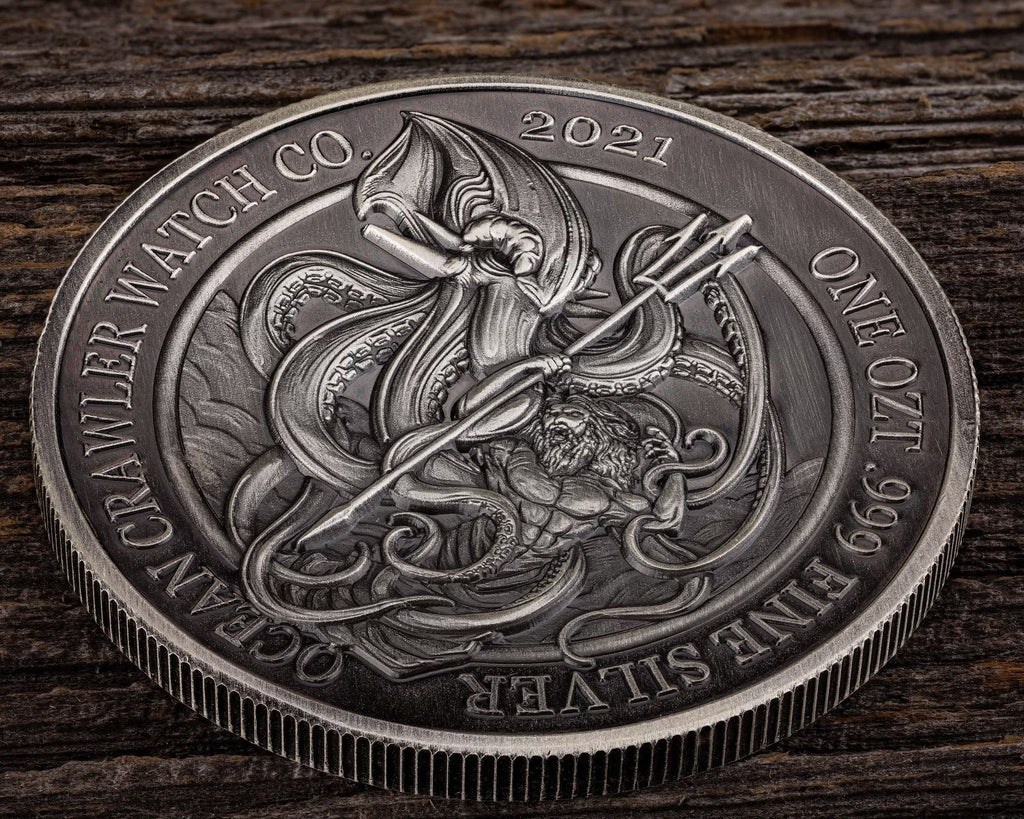 Ocean Crawler 1 oz Silver Round - Limited Edition