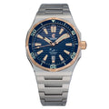 Bolt - Blue - Solid 18K Red Gold Bezel