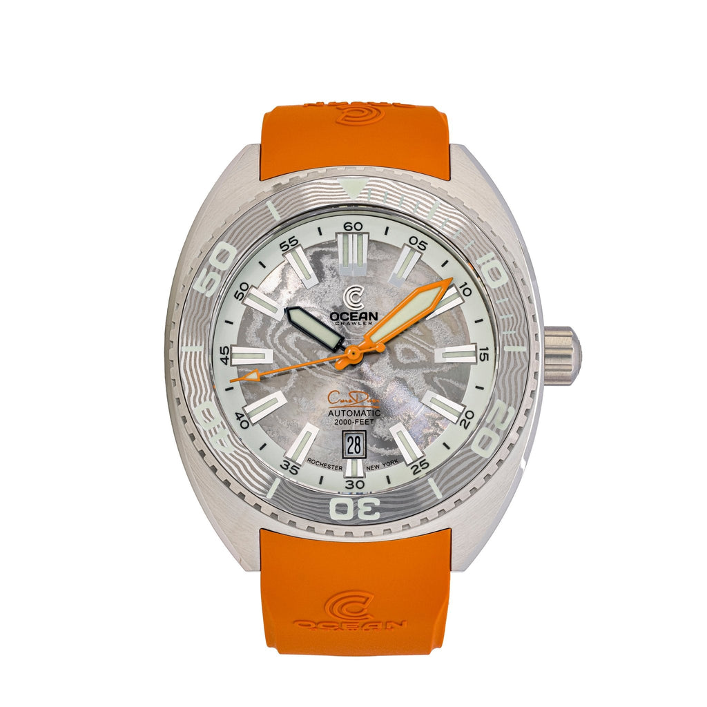 Core Diver - Damascus Steel - 2 Straps Included!