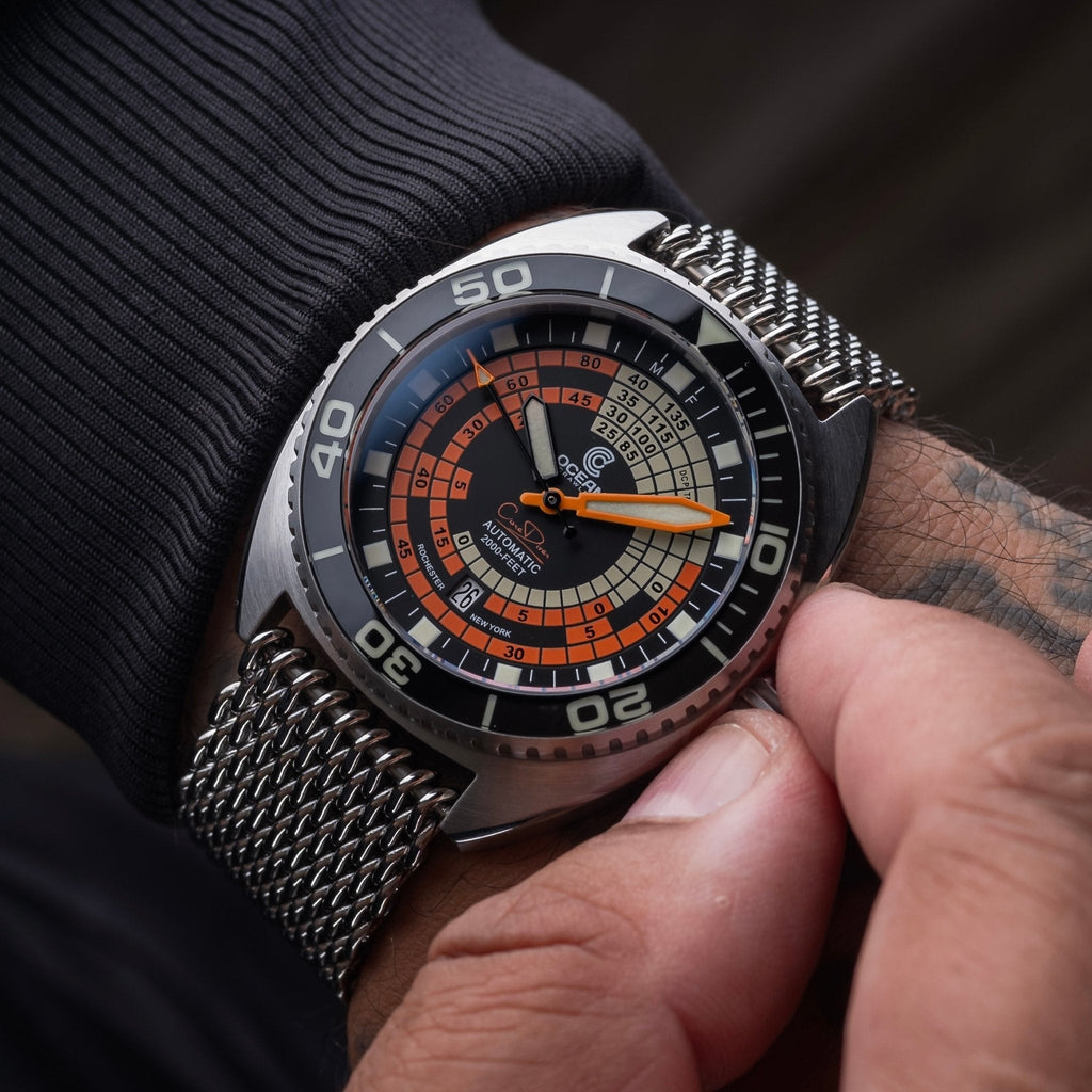 Ocean Crawler Decompression Timer - Black - Core Diver