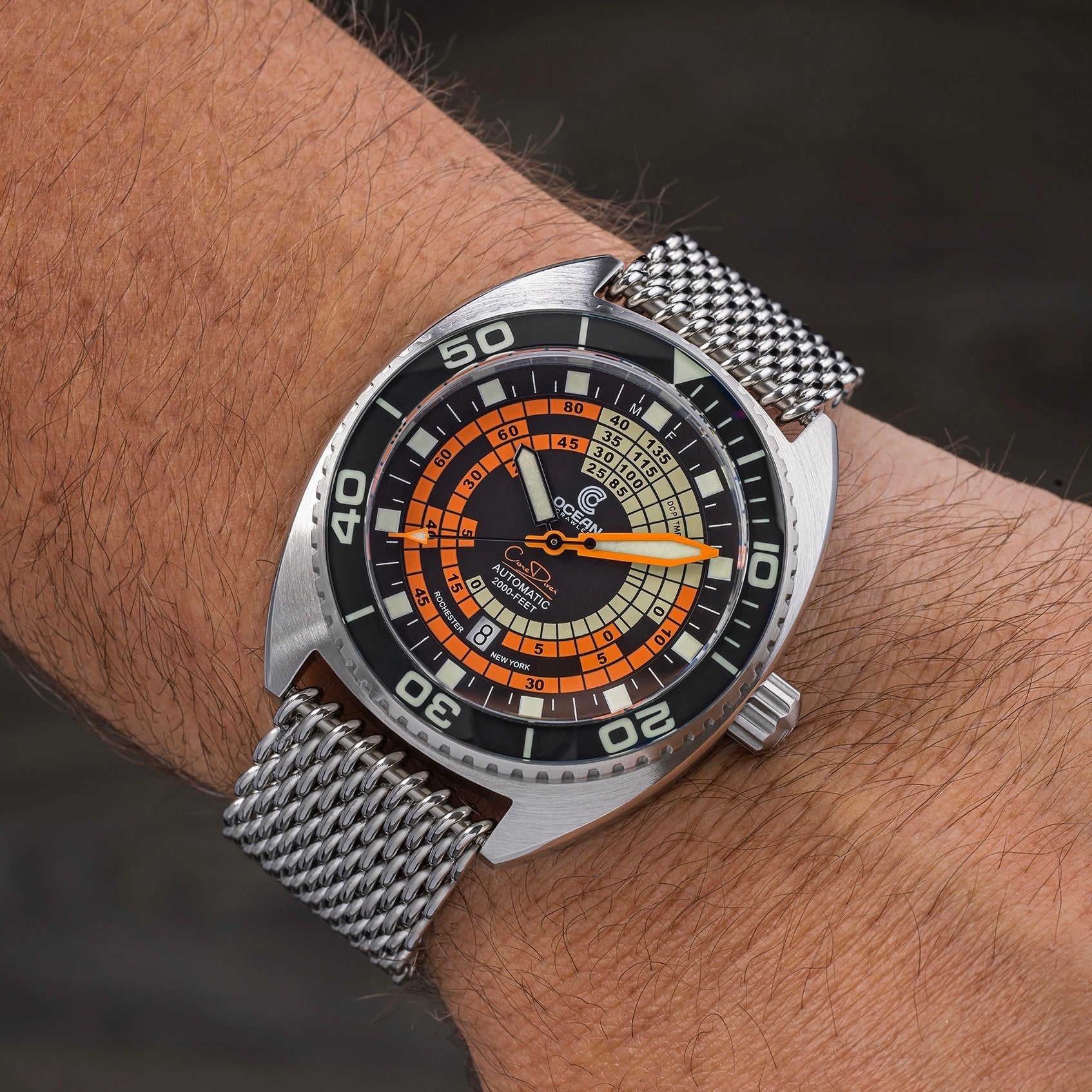 Ocean Crawler Decompression Timer - Black - Core Diver